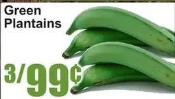 SuperFresh Green Plantains offer