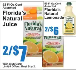 SuperFresh Florida's Natural Juice offer