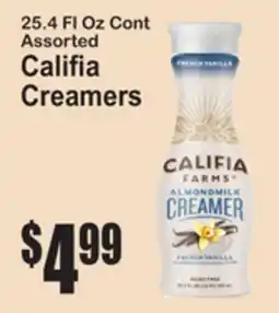 SuperFresh 25.4 Fl Oz Cont Assorted Califia Creamers offer
