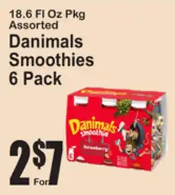 SuperFresh Danimals Smoothies offer