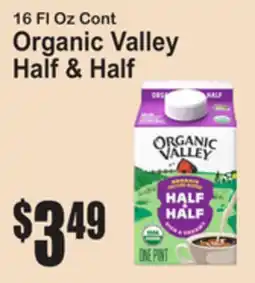 SuperFresh Organic Valley Half & Half offer