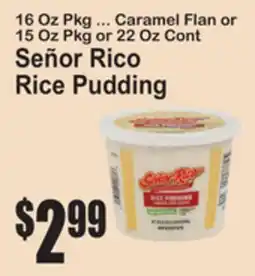 SuperFresh Señor Rico Rice Pudding offer