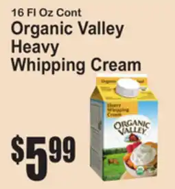SuperFresh Organic Valley Heavy Whipping Cream offer