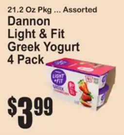 SuperFresh Dannon Light & Fit Greek Yogurt offer