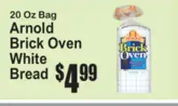 SuperFresh Arnold Brick Oven White Bread offer
