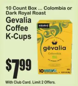 SuperFresh Gevalia Coffee K-Cups offer