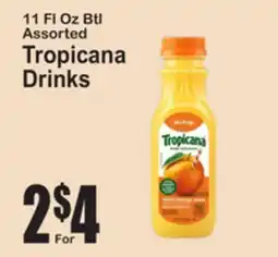 SuperFresh 11 Fl Oz Btl Assorted Tropicana Drinks offer