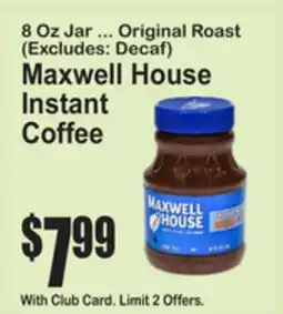 SuperFresh Maxwell House Instant Coffee offer