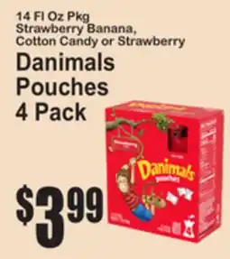 SuperFresh Danimals Pouches offer