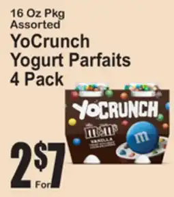 SuperFresh 16 Oz Pkg Assorted YoCrunch Yogurt Parfaits offer