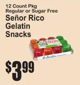SuperFresh Señor Rico Gelatin Snacks offer