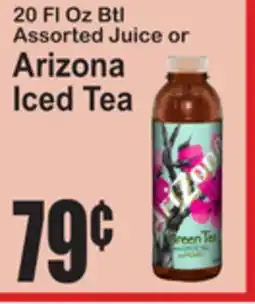 SuperFresh 20 Fl Oz Btl Assorted Juice or Arizona Iced Tea offer