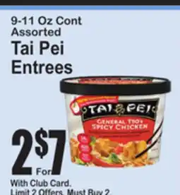 SuperFresh 9-11 Oz Cont Assorted Tai Pei Entrees offer