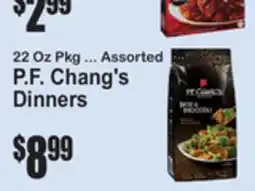 SuperFresh 22 Oz Pkg ... Assorted P.F. Chang's Dinners offer