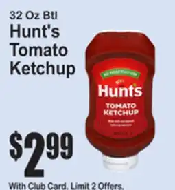 SuperFresh 32 Oz Btl Hunt's Tomato Ketchup offer