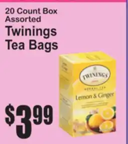 SuperFresh 20 Count Box Assorted Twinings Tea Bags offer