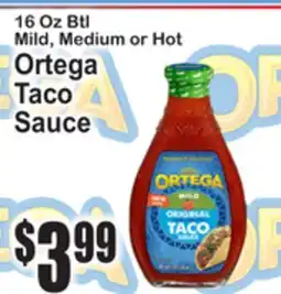 SuperFresh Ortega Taco Sauce offer