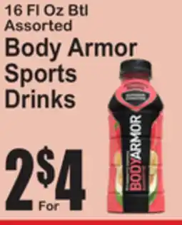 SuperFresh Body Armor Sports Drinks offer