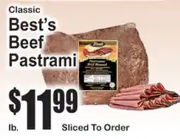 SuperFresh Classic Best's Beef Pastrami offer