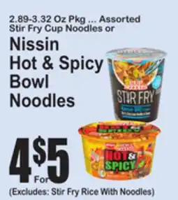 SuperFresh Nissin Hot & Spicy Bowl Noodles offer