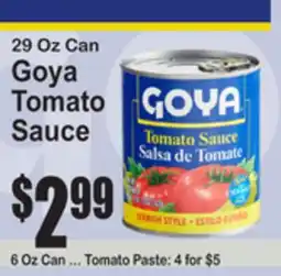 SuperFresh 29 Oz Can Goya Tomato Sauce offer