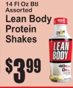 SuperFresh 14 Fl Oz Btl Assorted Lean Body Protein Shakes offer