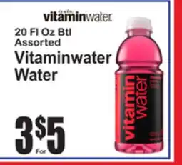 SuperFresh 20 FL OZ Btl Assorted Vitaminwater Water offer