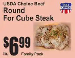 SuperFresh USDA Choice Beef Round For Cube Steak offer