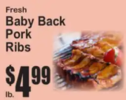 SuperFresh Fresh Baby Back Pork Ribs offer