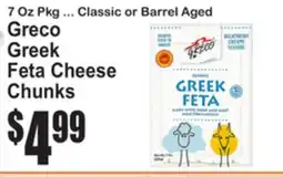 SuperFresh Greco Greek Feta Cheese Chunks offer