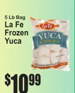 SuperFresh 5 Lb Bag La Fe Frozen Yuca offer