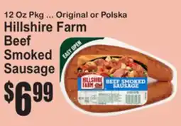 SuperFresh Hillshire Farm Beef Smoked Sausage offer