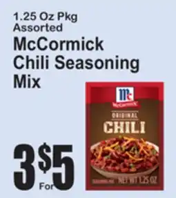 SuperFresh Assorted McCormick Chili Seasoning Mix offer