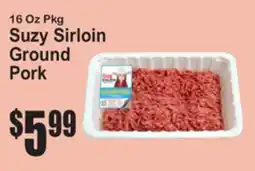 SuperFresh 16 Oz Pkg Suzy Sirloin Ground Pork offer