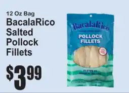 SuperFresh 12 Oz Bag BacalaRico Salted Pollock Fillets offer