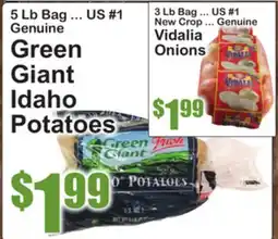 SuperFresh Green Giant Idaho Potatoes offer