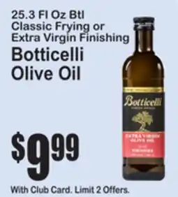 SuperFresh 25.3 FL Oz Btl Classic Frying or Extra Virgin Finishing Botticelli Olive Oil offer