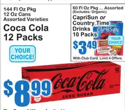 SuperFresh Coca-Cola 12 Packs offer