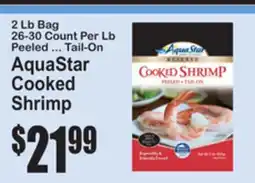 SuperFresh AquaStar Cooked Shrimp offer
