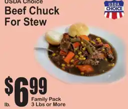 SuperFresh USDA Choice Beef Chuck For Stew offer