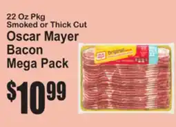 SuperFresh Smoked or Thick Cut Oscar Mayer Bacon Mega Pack offer