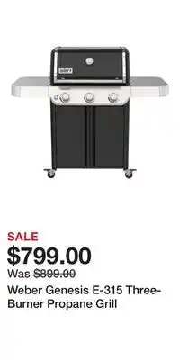 Cabela's Weber Genesis E-315 Three-Burner Propane Grill offer