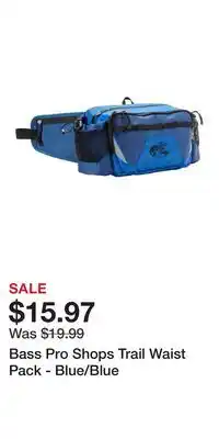 Cabela's Bass Pro Shops Trail Waist Pack - Blue/Blue offer
