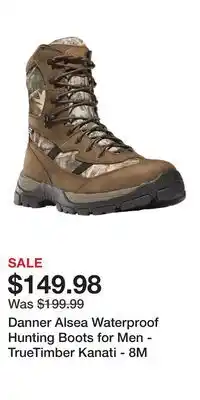 Cabela's Danner Alsea Waterproof Hunting Boots for Men - TrueTimber Kanati - 8M offer