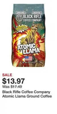 Cabela's Black Rifle Coffee Company Atomic Llama Ground Coffee offer
