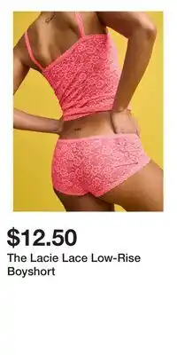 Victoria's Secret The Lacie Lace Low-Rise Boyshort offer