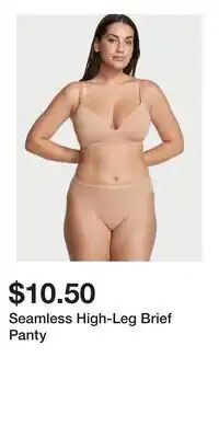 Victoria's Secret Seamless High-Leg Brief Panty offer