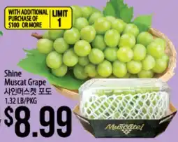 Hmart Shine Muscat Grape offer