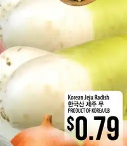 Hmart Korean Jeju Radish offer