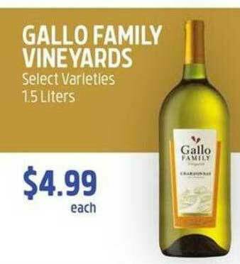 Food 4 Less Gallo Family Vineyards offer